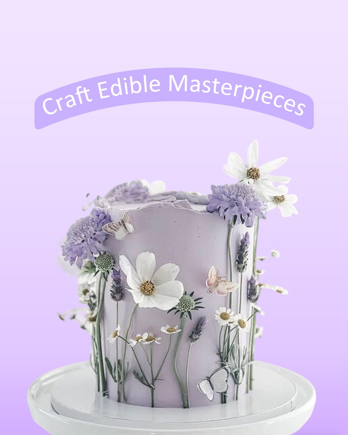 25pcs Edible Wafer Paper A4 Size, 8.5" x 11" Food Grade Wafer Sheets, Edible Paper for Cakes Printable, Rice Starch Sheets for Candy & Decoration (0.3mm)