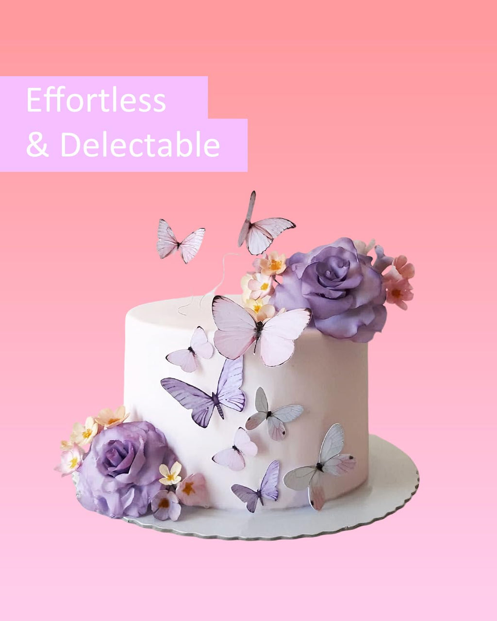 25pcs Edible Wafer Paper A4 Size, 8.5" x 11" Food Grade Wafer Sheets, Edible Paper for Cakes Printable, Rice Starch Sheets for Candy & Decoration (0.3mm)